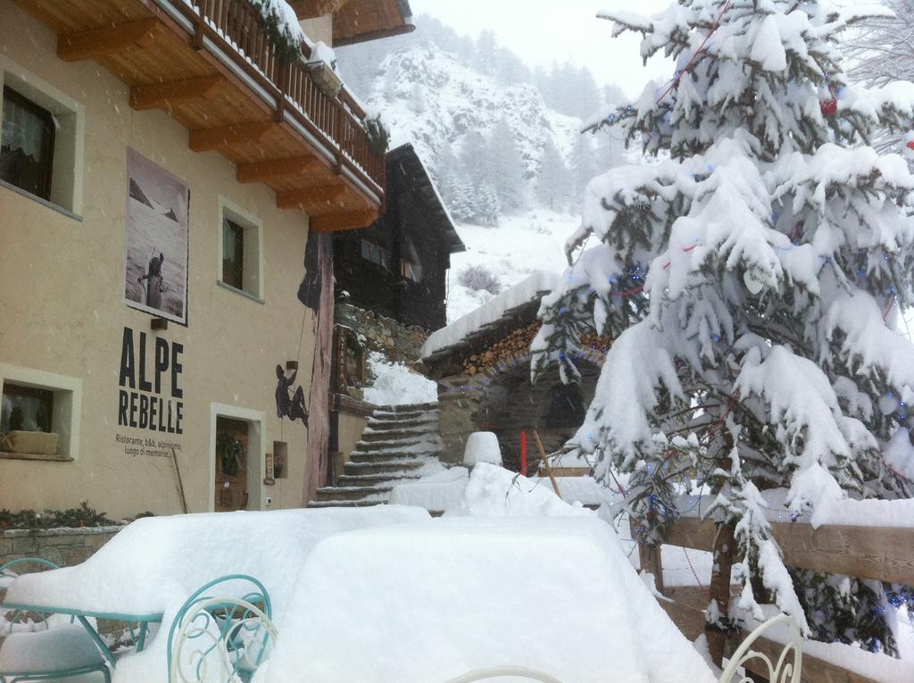 Alpe Rebelle Panzió Bionaz Kültér fotó