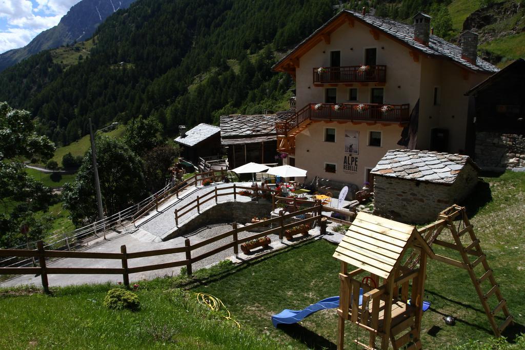 Alpe Rebelle Panzió Bionaz Kültér fotó